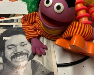 First year Sesame Place dolls with signed character photos