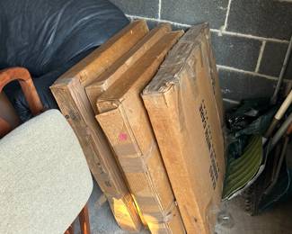 1953 PRR calendars in original unopened shipment boxes