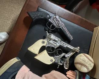Vintage toy cap guns
