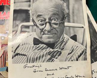 First year Sesame Place dolls with signed character photos