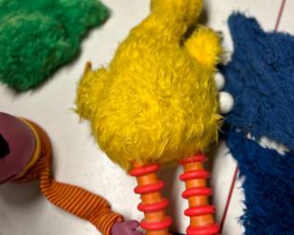 First year Sesame Place dolls with signed character photos