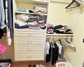 Closet systems- buyer removes