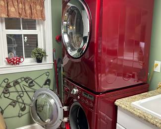 LG Front Loading Washer and Gas Dryer