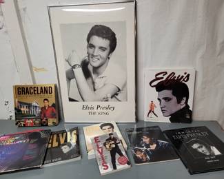 Elvis memorabilia (books, pictures, albums)