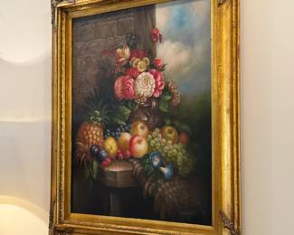 Vintage Still Fruit Artwork