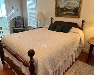 Antique Cannonball Full/Queen Size Bed