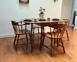 Mid Century Modern Drop Leaf Kitchen Table
