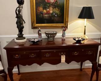 Vintage Queen Anne Style Sideboard