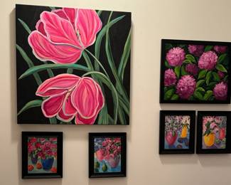 Original Floral Oil Paintings