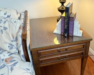 Vintage Toleware Hurricane Lamp