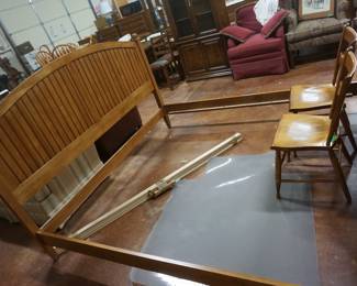 king bed, chair, chair mat