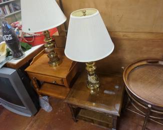 lamps and tables
