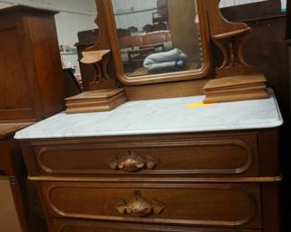 marble top dresser