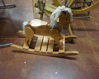 child rocking horse