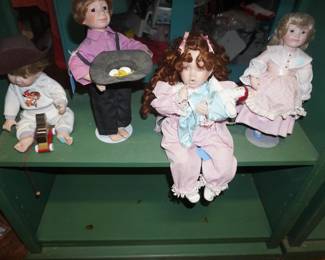Boyd and other porcelain dolls