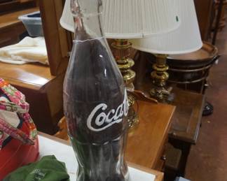Large glass coke bottle