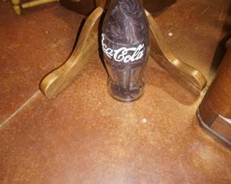 Large decorative Coke bottle