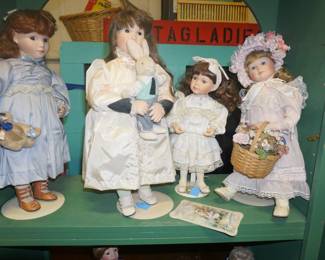 Boyd and other porcelain dolls