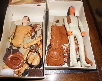 Johnny West  and Geronimo by Marx