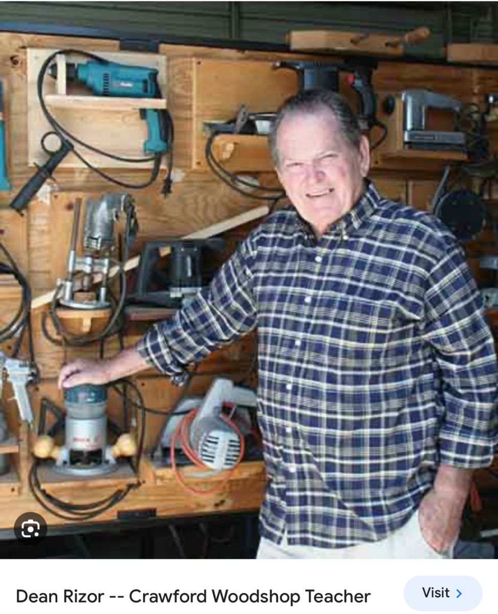 Beloved shop teacher, Dean Rizor’s tool sale.... starts on 11/16/2023