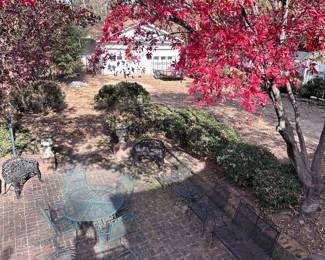 Large collection of outdoor furniture