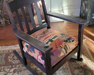 Vintage arts and crafts rocker
