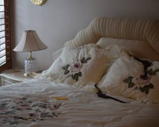 White French Provincial Bed 