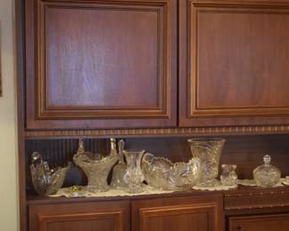 Crystal and Part of the wall Cabinet