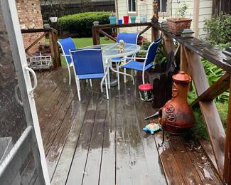 Outdoor patio set