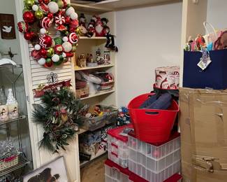 Lots of Christmas decore