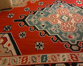 Colorful large rug