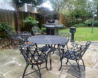 Another great garden set, Weber gas grill