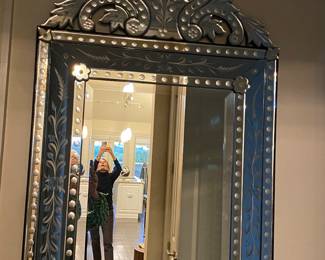 One of a pair of Venetian mirrors
