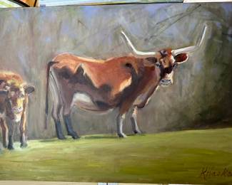 Katy Haskell original - Oil on Canvas - local artist