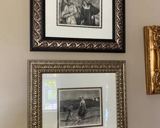 19 century French lithograph rural scene 
$150