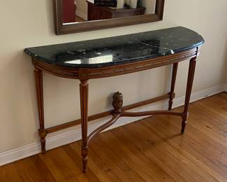 Console with marble top 
$200
