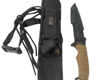 MTech Xtreme Tanto Tactical Hunting Knife With Sheath, Full Tang