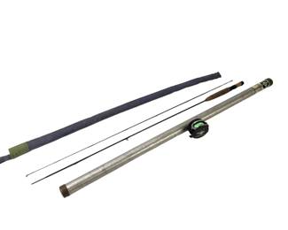 Pflueger Automatic Fly Reel Model 1195, 1979 Custom Made Fly Fishing Pole