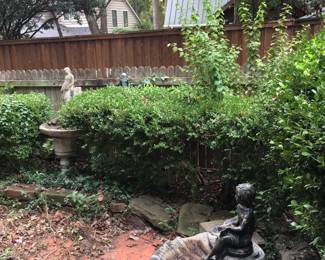 bird baths and fountains