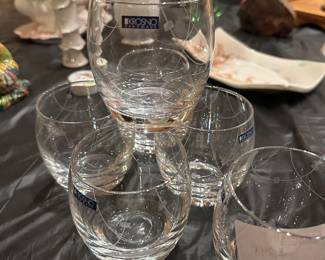Krosno crystal glasses