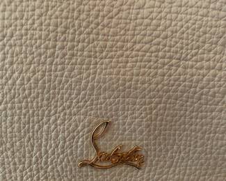 LOUBOUTIN PADAM CLUTCH WITH SIGNATURE RED INTERIOR! Amazing condition!