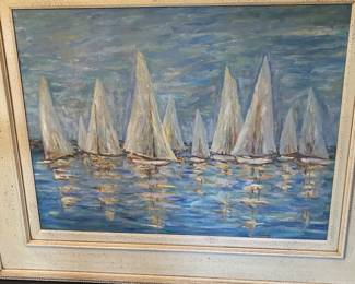 VERY LARGE WALL SIZE PAINTING