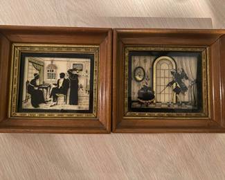 REVERSE PAINTED SILHOUETTES