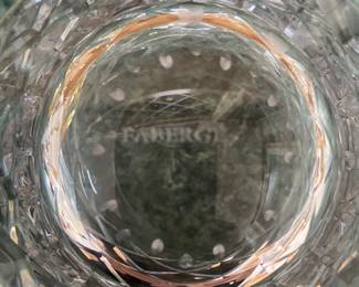 FABERGE GLASSWARE
