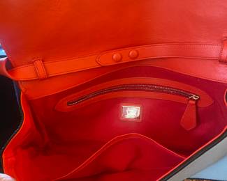 LOUBOUTIN PADAM CLUTCH WITH SIGNATURE RED INTERIOR! Amazing condition!