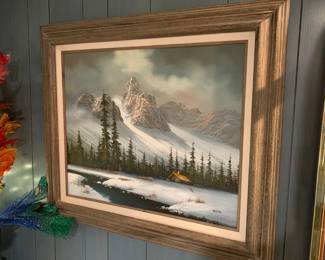Art - signed winter scene
