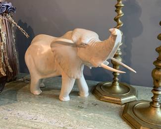 Vintage elephant statue