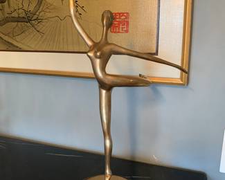 Vintage ballerina sculpture 