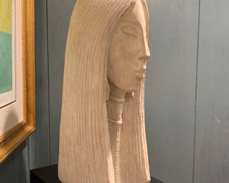 Vintage Acoma woman sculpture 