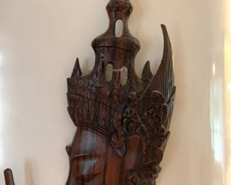 Vintage tribal carving